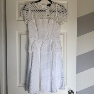 Nwt white dress eyelet